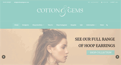 Desktop Screenshot of cottonandgems.com
